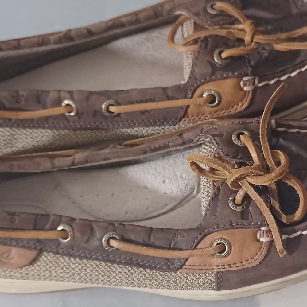 Sperry Brown and Tan Loafers - Picture 4 of 4